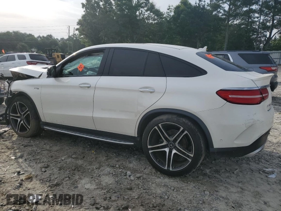 2017 Mercedes-Benz GLE 43 AMG with VIN 4JGED6EB6HA050779, listed as a Copart auction lot 57034365 with Not provided miles and Salvage title. Bid and sale history available at DreamBid. Image 2.