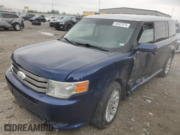 2012 Ford Flex SEL z VIN 2FMGK5CC2CBD08748, wystawiony jako Copart lot #55607075 z przebiegiem 139 341 mil mil oraz Szkoda całkowita • Salvage title. Historia ofert i sprzedaży dostępna na DreamBid. Obrazek 1.