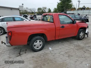 2006 GMC Canyon Work Truck with VIN 1GTCS148368261582, listed as a Copart auction lot 75814864 with 132,582 mi miles and Salvage Title. Bid and sale history available at carsss.com. Image 3.