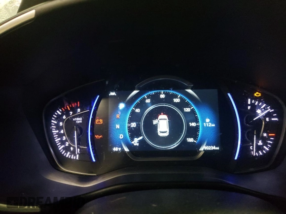 2019 Hyundai Santa Fe Ultimate with VIN 5NMS5CAA0KH046479, listed as a Copart auction lot 70163692 with 90,234 mi miles. Bid and sale history available at carsss.com. Image 9.