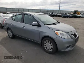 2012 Nissan Versa SV with VIN 3N1CN7AP7CL862564, listed as a Copart auction lot 46271305 with 89,911 mi miles and Salvage Title. Bid and sale history available at carsss.com. Image 4.