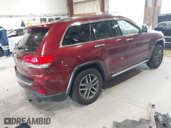 2019 Jeep Grand Cherokee Limited with VIN 1C4RJFBG2KC778478, listed as a IAAI auction lot 42650338 with 58,703 mi miles and . Bid and sale history available at DreamBid. Image 4.