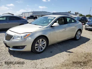 2015 Buick Regal Premium I with VIN 2G4GN5EX0F9173420, listed as a Copart auction lot 54937065 with 138,066 mi miles and Clean Title. Bid and sale history available at carsss.com. Image 1.