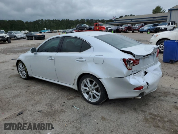 2006 Lexus IS 250 z VIN JTHBK262265024138, wystawiony jako Copart lot #52179695 z przebiegiem 199 509 mil mil oraz Szkody całkowita. Historia ofert i sprzedaży dostępna na DreamBid. Obrazek 2.
