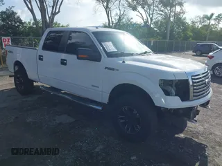 2012 Ford F-150 XL with VIN 1FTFW1ET4CFB34867, listed as a IAAI auction lot 42444197 with 192,234 mi miles and . Bid and sale history available at DreamBid. Image 1.