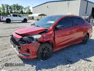 2024 Mitsubishi Mirage ES с VIN ML32FUFJ5RHF11206, выставлен на аукционе Copart как лот 58227415 с пробегом 3 728 миль миль и Списание • Salvage title. История ставок и продаж доступна на DreamBid. Изображение 1.