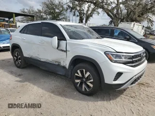2022 Volkswagen Atlas SE with VIN 1V2LC2CA9NC209830, listed as a Copart auction lot 77863234 with 44,934 mi miles and Non repairable. Bid and sale history available at DreamBid. Image 4.