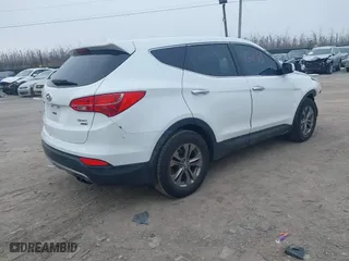 2013 Hyundai Santa Fe Sport with VIN 5XYZTDLB4DG017242, listed as a IAAI auction lot 41616381 with 146,169 mi miles. Bid and sale history available at carsss.com. Image 4.