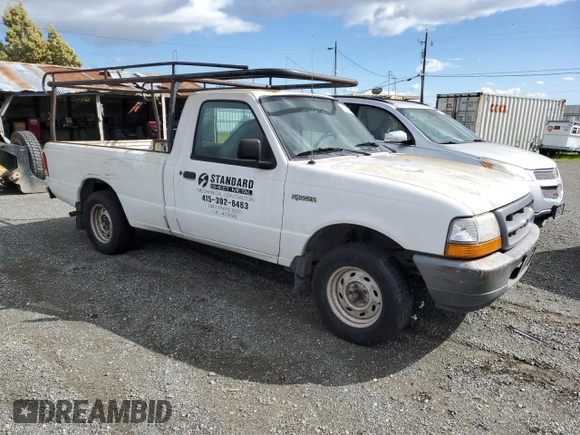 2000 Ford Ranger XL with VIN 1FTYR10V6YPA45523, listed as a Copart auction lot 49020935 with 153,652 mi miles and Clean Title. Bid and sale history available at carsss.com. Image 4.