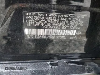 2009 Lexus LS 460 with VIN JTHCL46F395001858, listed as a Copart auction lot 89346225 with 291,337 mi miles and Salvage Title. Bid and sale history available at DreamBid. Image 13.