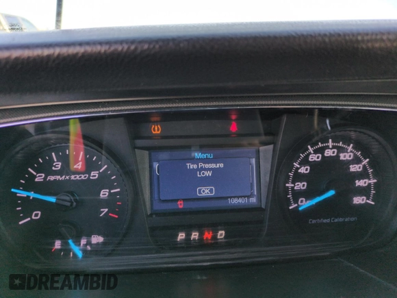 2015 Ford Police Interceptor with VIN 1FAHP2MT6FG144138, listed as a Copart auction lot 80991994 with 108,401 mi miles and Salvage title. Bid and sale history available at DreamBid. Image 9.