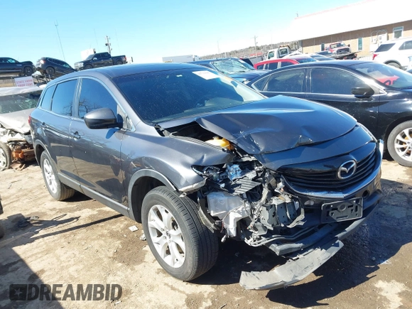 2013 Mazda CX-9 Touring with VIN JM3TB2CV4D0420996, listed as a IAAI auction lot 41733567 with 145,092 mi miles and . Bid and sale history available at carsss.com. Image 1.