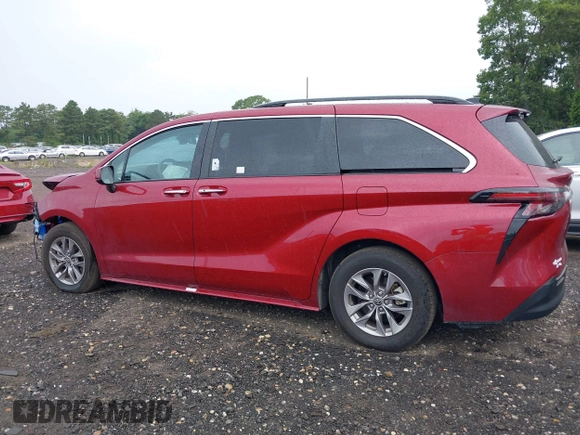 2023 Toyota Sienna XLE with VIN 5TDJSKFC8PS090968, listed as a IAAI auction lot 42736722 with 24,267 mi miles and . Bid and sale history available at DreamBid. Image 14.