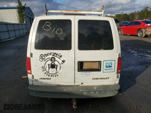 2004 Chevrolet Astro Cargo z VIN 1GCDM19X54B130510, wystawiony jako Copart lot #84888614 z przebiegiem Nie podano mil oraz Szkoda całkowita • Salvage title. Historia ofert i sprzedaży dostępna na DreamBid. Obrazek 6.