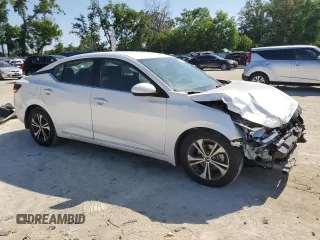 2020 Nissan Sentra SV with VIN 3N1AB8CV4LY215043, listed as a Copart auction lot 52383915 with 85,770 mi miles and Non Repairable. Bid and sale history available at carsss.com. Image 4.