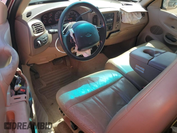 1997 Ford F-150 with VIN 1FTDX1761VNB06772, listed as a Copart auction lot 46408045 with 97,371 mi miles and Salvage title. Bid and sale history available at DreamBid. Image 8.