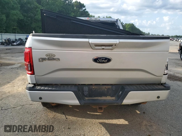 2017 Ford F-150 XL with VIN 1FTEW1EF6HKC22114, listed as a Copart auction lot 60992865 with 100,575 mi miles and Salvage title. Bid and sale history available at DreamBid. Image 6.