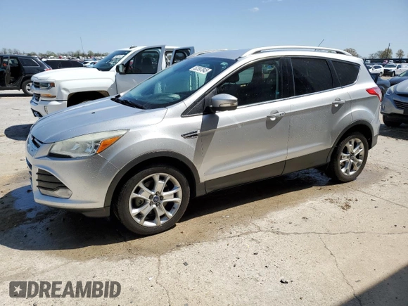 2014 Ford Escape Titanium with VIN 1FMCU9J95EUD18808, listed as a Copart auction lot 52397845 with 136,441 mi miles and Salvage Title. Bid and sale history available at carsss.com. Image 1.
