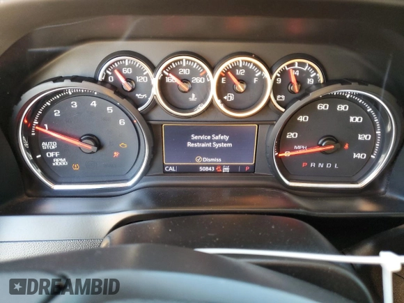 2021 Chevrolet Silverado 1500 LT with VIN 1GCUYDET9MZ379702, listed as a Copart auction lot 84435314 with 50,843 mi miles and Salvage Title. Bid and sale history available at carsss.com. Image 9.