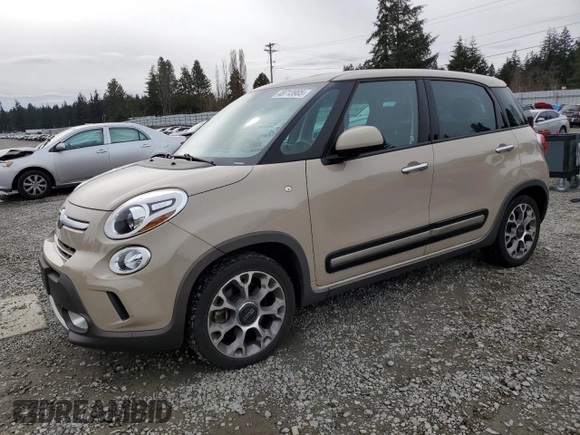 2014 FIAT 500L Trekking with VIN ZFBCFADH3EZ018502, listed as a Copart auction lot 48713985 with 63,939 mi miles and Clean Title. Bid and sale history available at DreamBid. Image 1.