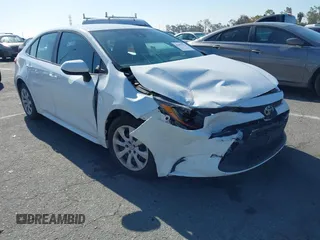 2020 Toyota Corolla LE with VIN 5YFEPRAE4LP012856, listed as a IAAI auction lot 42001953 with Not Provided miles and . Bid and sale history available at DreamBid. Image 1.
