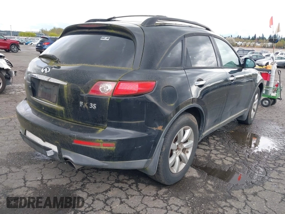 2005 Infiniti FX with VIN JNRAS08U45X105340, listed as a IAAI auction lot 41988077 with 228,011 mi miles and . Bid and sale history available at DreamBid. Image 4.