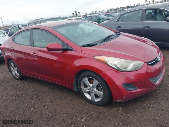 2013 Hyundai Elantra GLS PZEV with VIN 5NPDH4AE6DH403873, listed as a IAAI auction lot 41927836 with 139,146 mi miles. Bid and sale history available at carsss.com. Image 1.