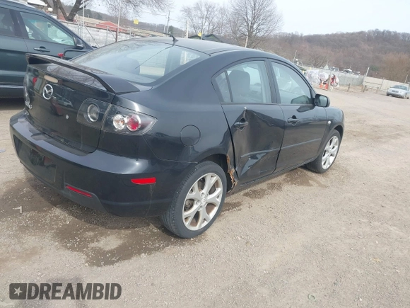 2008 Mazda 3 i Sport with VIN JM1BK32F281143768, listed as a IAAI auction lot 41770239 with 128,346 mi miles and . Bid and sale history available at DreamBid. Image 4.