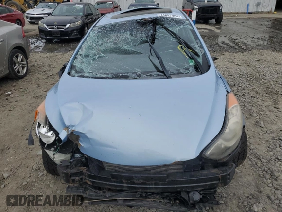 2013 Hyundai Elantra Coupe GS PZEV with VIN KMHDH6AE8DU006484, listed as a Copart auction lot 74087984 with 157,517 mi miles and Salvage Title. Bid and sale history available at carsss.com. Image 5.