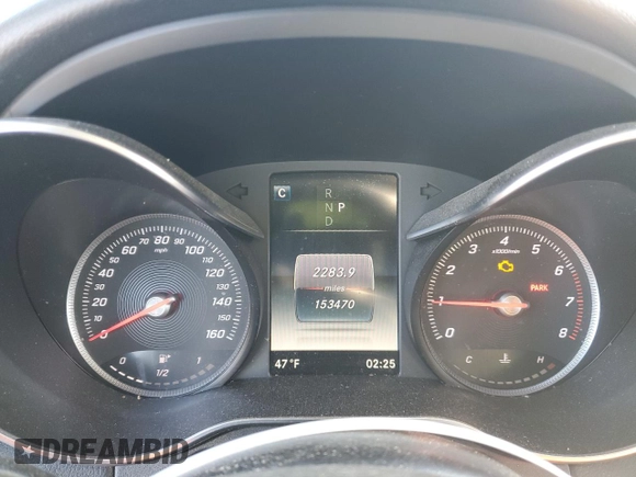 2018 Mercedes-Benz C 300 with VIN WDDWJ4KB4JF681717, listed as a Copart auction lot 45214955 with 153,470 mi miles and Salvage title. Bid and sale history available at DreamBid. Image 9.