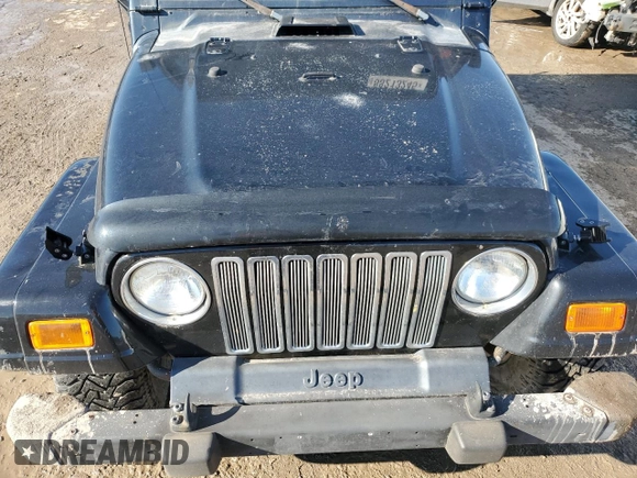 2001 Jeep Wrangler Sahara with VIN 1J4FA59S81P345126, listed as a Copart auction lot 88213245 with 152,211 mi miles and Salvage Title. Bid and sale history available at carsss.com. Image 11.
