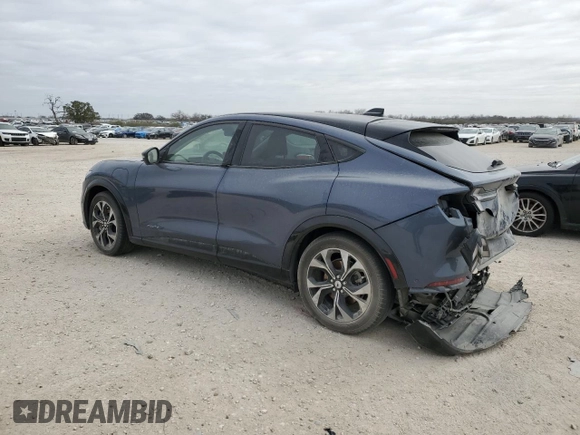 2021 Ford Mustang Mach-E Premium with VIN 3FMTK3R73MMA02221, listed as a Copart auction lot 46099135 with 31,383 mi miles and Salvage title. Bid and sale history available at DreamBid. Image 2.