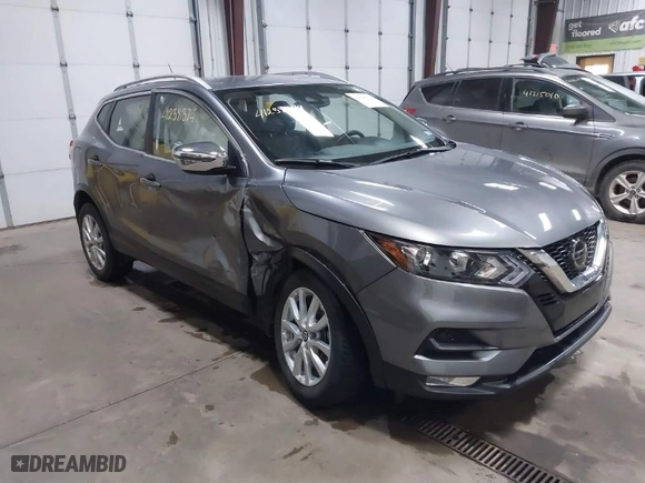 2022 Nissan Rogue Sport SV with VIN JN1BJ1BV8NW583073, listed as a IAAI auction lot 41238374 with 46,913 mi miles. Bid and sale history available at carsss.com. Image 1.