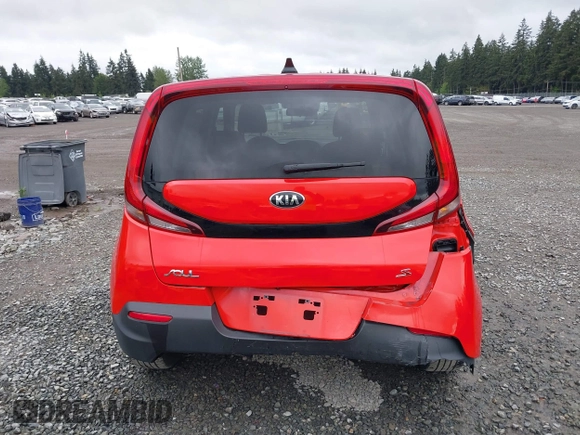 2020 Kia Soul LX with VIN KNDJ23AU3L7009028, listed as a IAAI auction lot 42137466 with 44,398 mi miles. Bid and sale history available at carsss.com. Image 16.