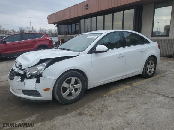 2014 Chevrolet Cruze 1LT with VIN 1G1PC5SB6E7265367, listed as a Copart auction lot 47296165 with 189,678 mi miles and Salvage Title. Bid and sale history available at carsss.com. Image 1.