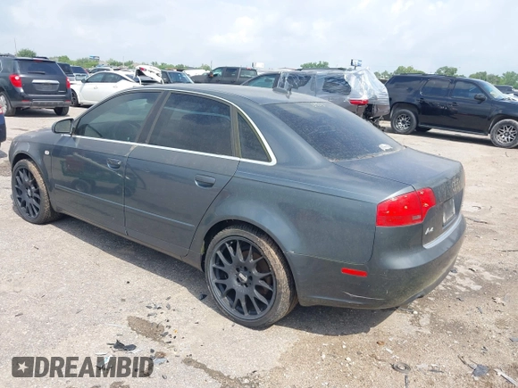 2006 Audi A4 2.0T with VIN WAUDF78E46A085336, listed as a IAAI auction lot 42118817 with 1 mi miles. Bid and sale history available at carsss.com. Image 3.