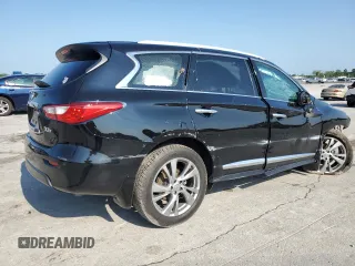 2013 Infiniti JX35 with VIN 5N1AL0MNXDC328902, listed as a Copart auction lot 65277594 with 144,842 mi miles and Salvage Title. Bid and sale history available at carsss.com. Image 3.