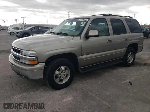2001 Chevrolet Tahoe LS z VIN 1GNEC13T81R152119, wystawiony jako Copart lot #51171165 z przebiegiem 191 740 mil mil oraz Czysty tytuł • Clean title. Historia ofert i sprzedaży dostępna na DreamBid. Obrazek 1.