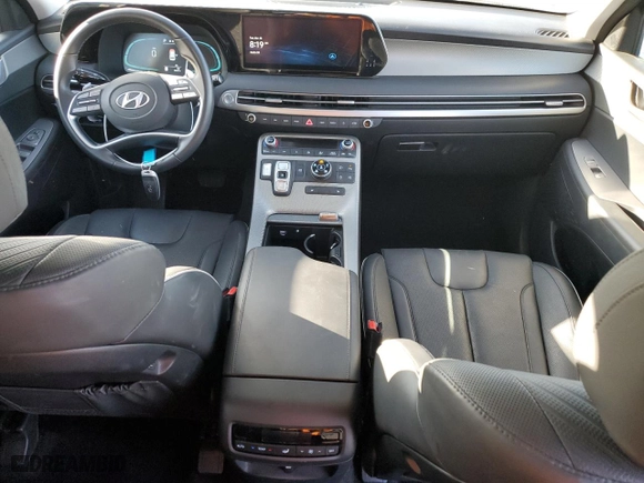 2024 Hyundai Palisade SEL with VIN KM8R2DGE6RU722665, listed as a Copart auction lot 49680335 with 23,437 mi miles and Clean Title. Bid and sale history available at carsss.com. Image 8.