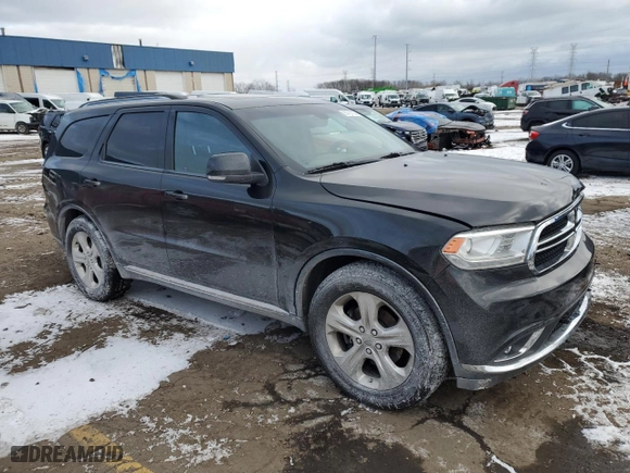 2014 Dodge Durango Limited with VIN 1C4SDJDT0EC549064, listed as a Copart auction lot 83737124 with 198,451 mi miles and Clean Title. Bid and sale history available at carsss.com. Image 4.