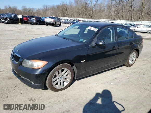 2006 BMW 3 Series 325xi with VIN WBAVD13526KT79858, listed as a Copart auction lot 47515895 with 188,099 mi miles and Clean Title. Bid and sale history available at carsss.com. Image 1.