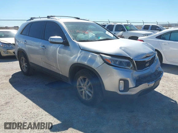 2014 Kia Sorento LX with VIN 5XYKT4A66EG534731, listed as a IAAI auction lot 41730093 with 148,931 mi miles. Bid and sale history available at carsss.com. Image 1.