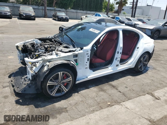 2024 Genesis G70 2.5T с VIN KMTG34SC4RU137700, выставлен на аукционе Copart как лот 62257805 с пробегом 3 123 миль миль и Чистый • Clean title. История ставок и продаж доступна на DreamBid. Изображение 1.