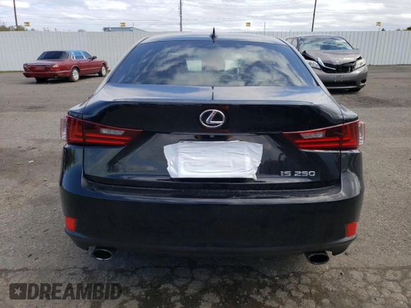 2014 Lexus IS 250 with VIN JTHBF1D24E5037134, listed as a Copart auction lot 51606485 with 74,669 mi miles and Salvage Title. Bid and sale history available at DreamBid. Image 6.