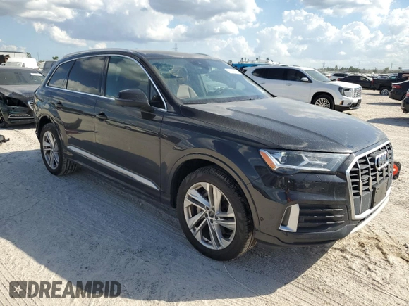 2021 Audi Q7 Premium with VIN WA1AJAF78MD018962, listed as a Copart auction lot 77936954 with 39,006 mi miles and Salvage Title. Bid and sale history available at carsss.com. Image 4.