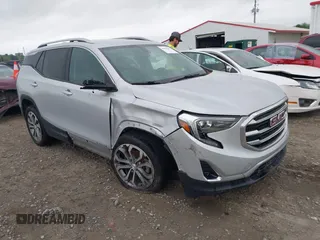 2019 GMC Terrain SLT z VIN 3GKALPEV4KL158442, wystawiony jako IAAI lot #41955667 z przebiegiem 123 306 mil mil oraz . Historia ofert i sprzedaży dostępna na DreamBid. Obrazek 1.