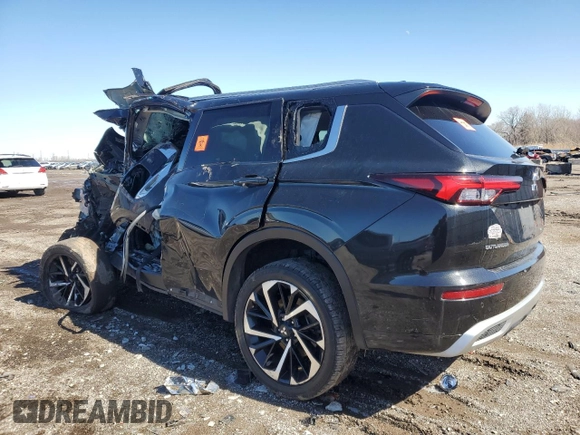 2022 Mitsubishi Outlander SEL z VIN JA4J4VA86NZ007865, wystawiony jako Copart lot #48205825 z przebiegiem Nie podano mil oraz Szkoda całkowita • Salvage title. Historia ofert i sprzedaży dostępna na DreamBid. Obrazek 2.