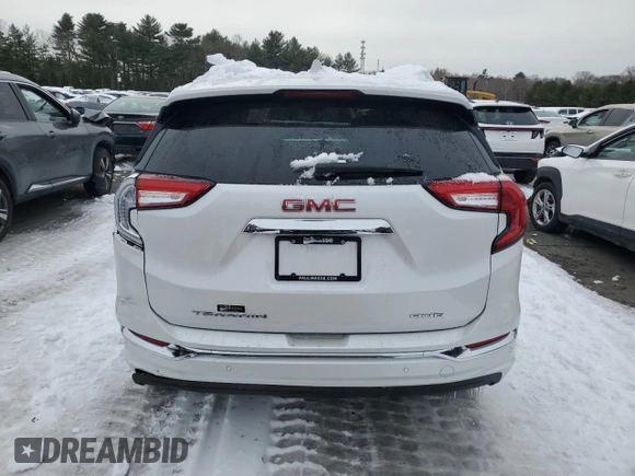 2022 GMC Terrain Denali with VIN 3GKALXEV8NL258872, listed as a Copart auction lot 44322235 with 13,411 mi miles and Salvage title. Bid and sale history available at DreamBid. Image 6.