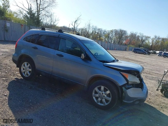 2007 Honda CR-V EX with VIN JHLRE48577C024338, listed as a IAAI auction lot 42068770 with 197,943 mi miles. Bid and sale history available at carsss.com. Image 1.