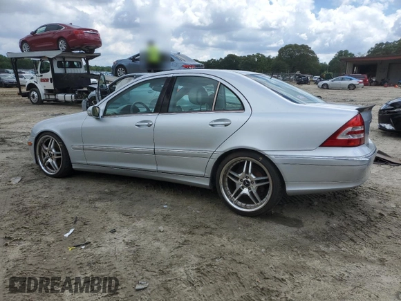 2006 Mercedes-Benz C 280 Luxury with VIN WDBRF54H56A871433, listed as a Copart auction lot 57302905 with 127,105 mi miles and Salvage title. Bid and sale history available at DreamBid. Image 2.